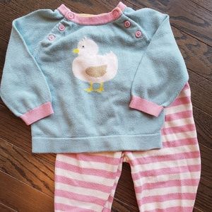 SOLD Baby Boden set, pants and sweater